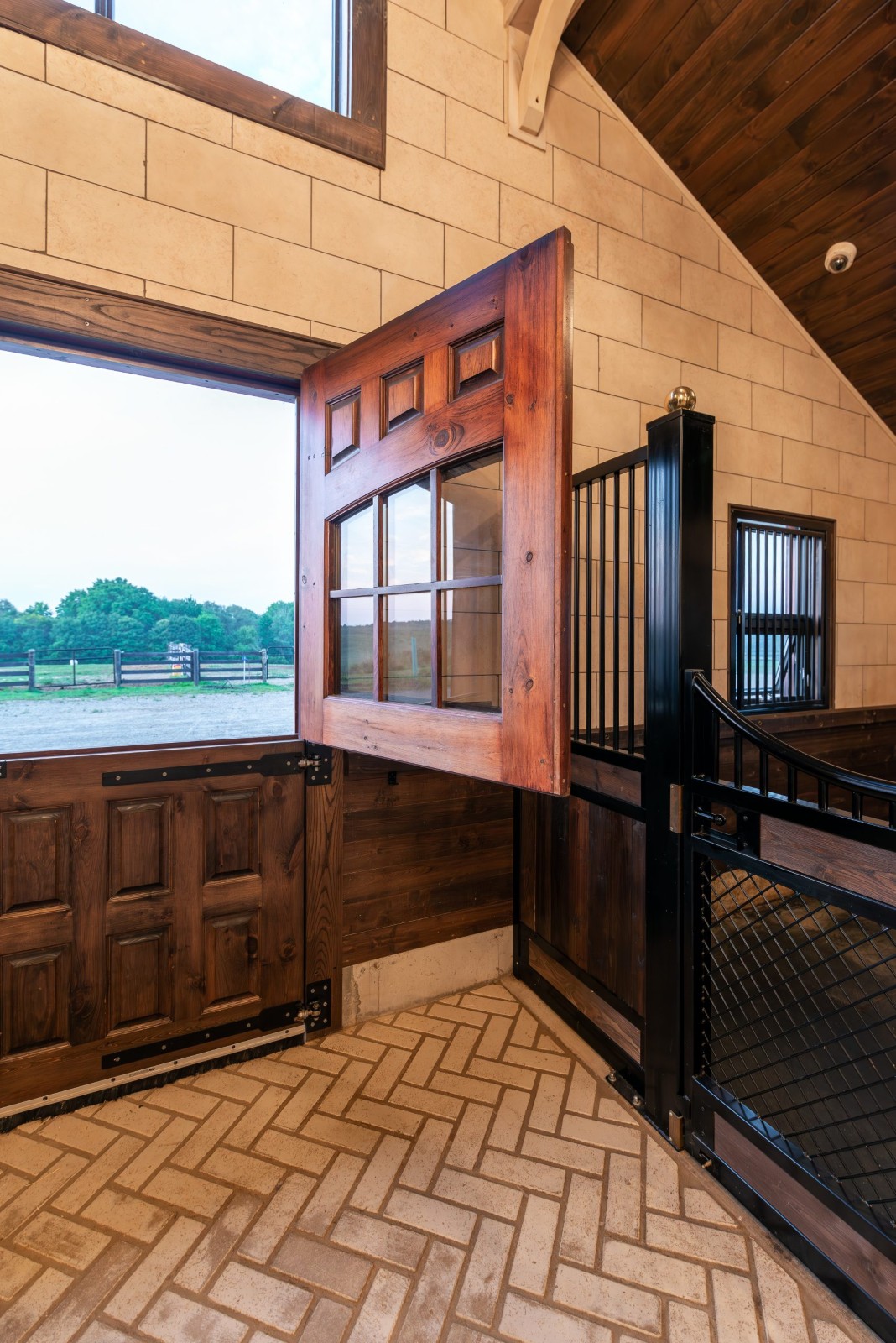 Royal Dutch Friesians - exterior custom door